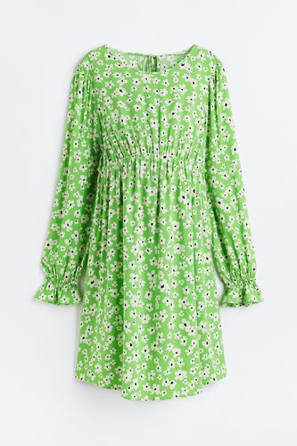 MAMA Kleid mit Bindedetail Grün/Geblümt, Kleider in Größe L. Farbe: - H&M - Modalova