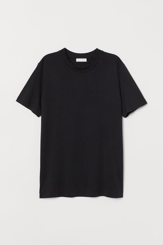 T-Shirt aus Seidenmix Schwarz in Größe S. Farbe: - H&M - Modalova