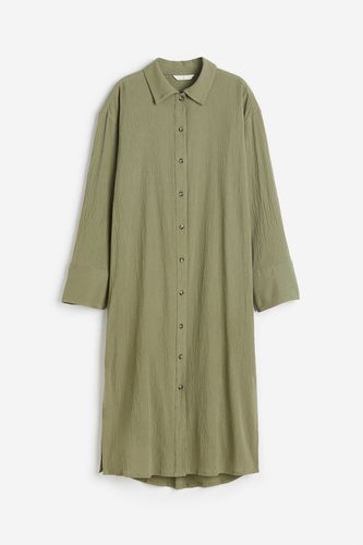Blusenkleid aus Crêpe, Alltagskleider in Größe S. Farbe: - H&M - Modalova
