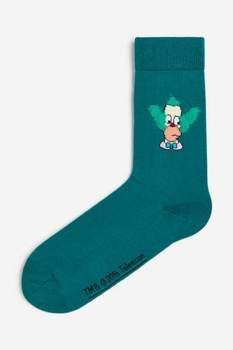 Socken Türkis/Die Simpsons in Größe 37/39. Farbe: - H&M - Modalova