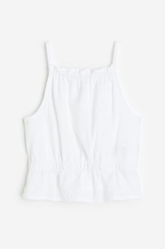 Trägertop mit Peplum Weiß, T-Shirts & Tops in Größe 158. Farbe: - H&M - Modalova