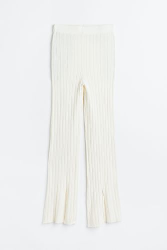 Ausgestellte Leggings mit Beinschlitz Cremefarben in Größe XL. Farbe: - H&M - Modalova