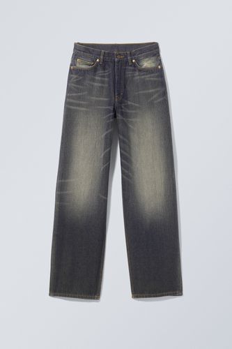 Rail Jeans mit mittelhohem Bund und geradem Bein , Baggy in Größe 23/34 - Weekday - Modalova