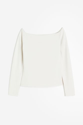 Off-Shoulder-Shirt Weiß, Tops in Größe XL. Farbe: - H&M - Modalova