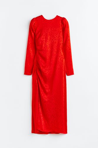 Kleid mit Raffungen Rot, Party kleider in Größe XS. Farbe: - H&M - Modalova