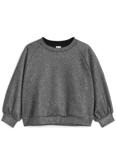 Glitzerndes Sweatshirt Schwarz/Silber, T-Shirts & Tops in Größe 86/92. Farbe: - Arket - Modalova