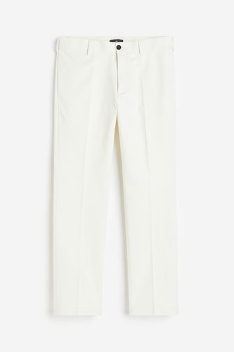 Hose mit Bügelfalten in Regular Fit Weiß, Anzughosen Größe W 30. Farbe: - H&M - Modalova