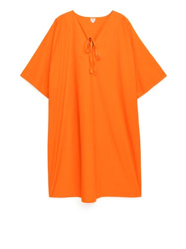 Legeres Tunikakleid aus Baumwolle Leuchtendes Orange, Alltagskleider in Größe 40. Farbe: - Arket - Modalova
