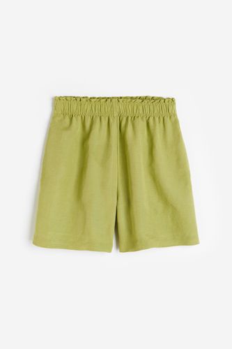 Shorts aus Leinenmix Grün in Größe XS. Farbe: - H&M - Modalova