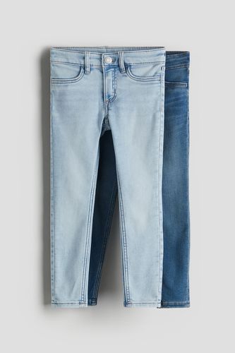 Pack Super Soft Skinny Fit Jeans Helles Denimblau/Denimblau in Größe 122. Farbe: - H&M - Modalova