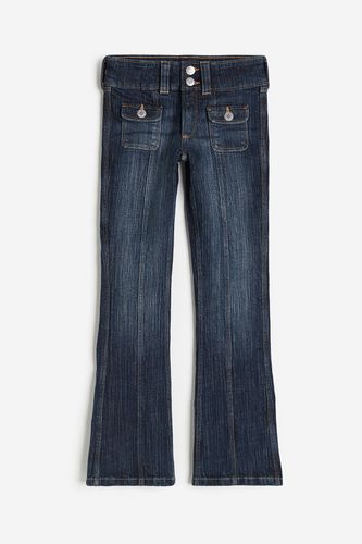 Bootcut Low Jeans Dunkles Denimblau in Größe 140. Farbe: - H&M - Modalova