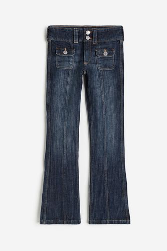 Bootcut Low Jeans Dunkles Denimblau in Größe 152. Farbe: - H&M - Modalova