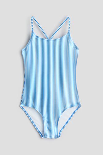 Badeanzug mit Print Blau/Gestreift in Größe 170. Farbe: - H&M - Modalova
