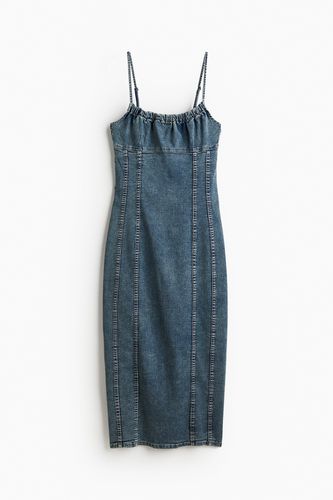 Bodycon-Kleid aus Denim Denimblau, Alltagskleider in Größe XS. Farbe: blue - H&M - Modalova