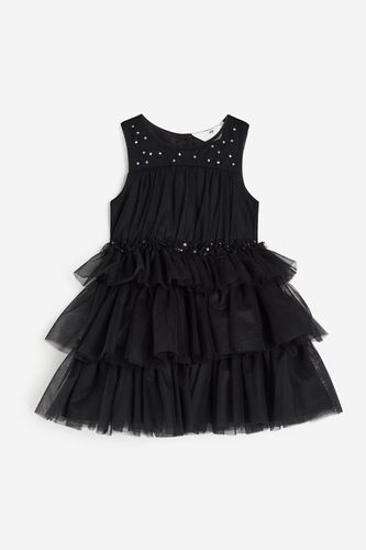 Tüllkleid mit Verzierungen Schwarz, Kleider in Größe 110. Farbe: - H&M - Modalova