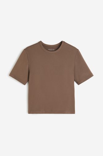 DryMove™ Kurzes Sportshirt Braun, Sport – T-Shirts in Größe XXL. Farbe: - H&M - Modalova