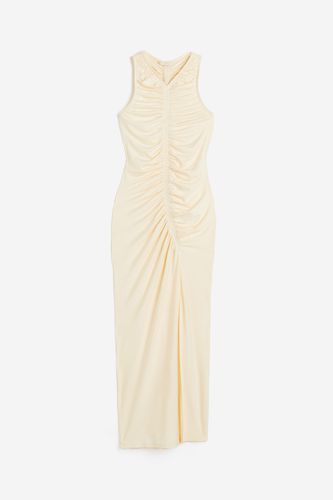 Gerafftes Kleid Cremefarben, Alltagskleider in Größe M. Farbe: - H&M - Modalova