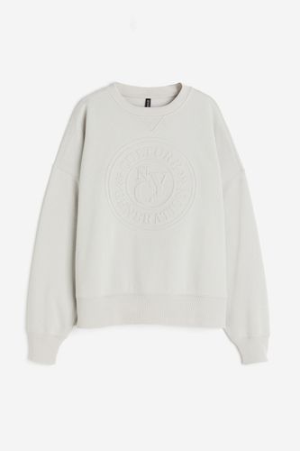 Oversized Sweatshirt mit Motiv Hellgrau/NYC, Tops in Größe XXS. Farbe: - H&M - Modalova