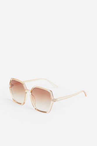 Eckige Sonnenbrille Hellbeige, Sonnenbrillen in Größe Onesize. Farbe: - H&M - Modalova