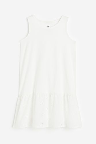 Baumwollkleid in A-Linie Weiß, Kleider Größe 92. Farbe: - H&M - Modalova