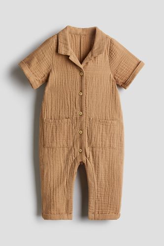 Strampler aus Baumwollmusselin , Jumpsuits in Größe 56 - H&M - Modalova