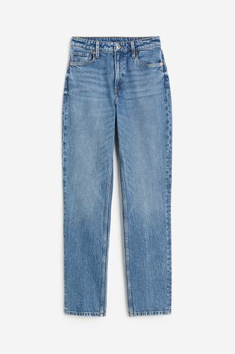 Slim Straight Ultra High Jeans Helles Denimblau, Skinny in Größe 34. Farbe: - H&M - Modalova