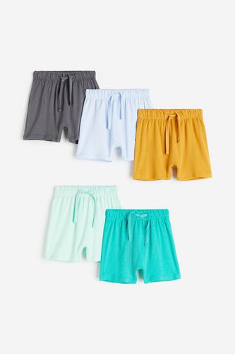 Er-Pack Shorts aus Baumwolljersey Türkis/Senfgelb in Größe 50. Farbe: - H&M - Modalova