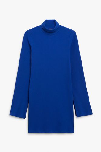 Minikleid mit Rollkragen und langen Ärmeln Königsblau, Alltagskleider in Größe XL. Farbe: - Monki - Modalova
