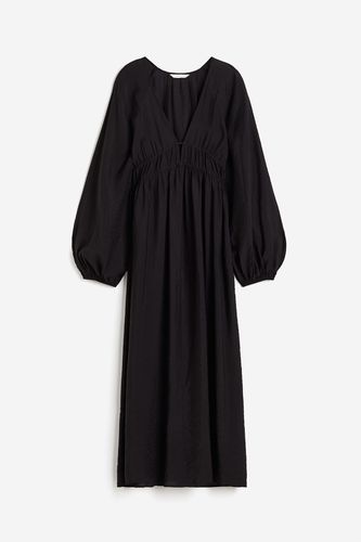 Oversize-Kleid mit Bindedetail Schwarz, Alltagskleider in Größe S. Farbe: - H&M - Modalova