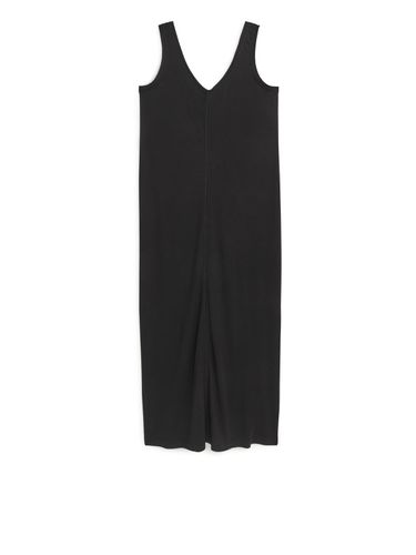 Jerseykleid aus Ice-Crepe Schwarz, Alltagskleider in Größe S. Farbe: - Arket - Modalova