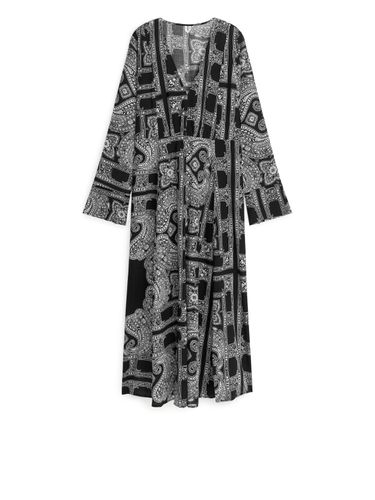 Paisley-Kleid Weiß/Schwarz, Alltagskleider in Größe 38. Farbe: - Arket - Modalova