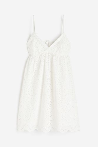 Kleid mit Broderie Anglaise Weiß, Party kleider in Größe L. Farbe: - H&M - Modalova