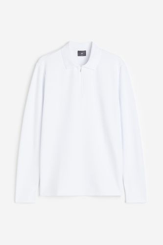 Poloshirt Slim Fit Weiß, Poloshirts in Größe XXL. Farbe: - H&M - Modalova