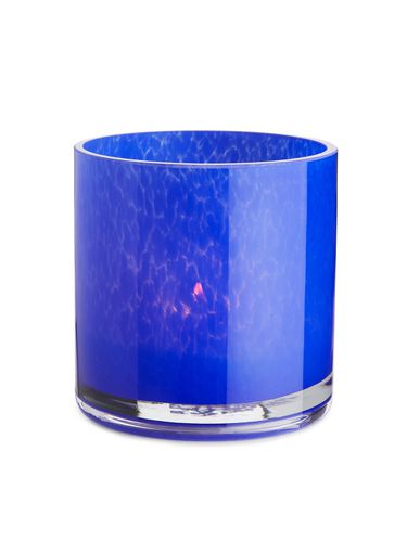 Glaskerzenständer, 9 cm Blau, Teelichthalter. Farbe: - Arket - Modalova