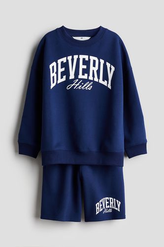 Teiliges Sweatshirt-Set Dunkelblau/Beverly Hills, Sweatshirts in Größe 134. Farbe: - H&M - Modalova