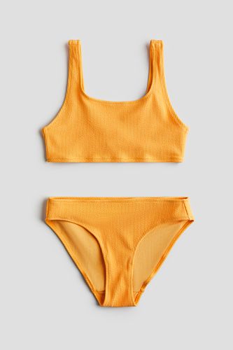 Geriffelter Bikini Orange, Bikinis in Größe 158/164. Farbe: - H&M - Modalova