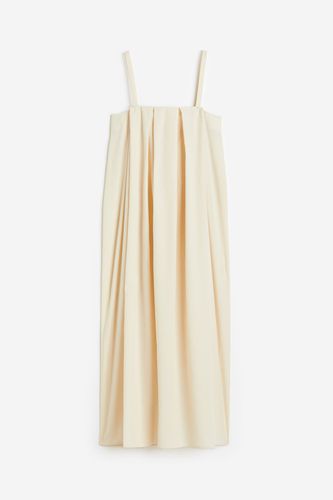 Plissiertes Kleid Cremefarben, Alltagskleider in Größe L. Farbe: - H&M - Modalova
