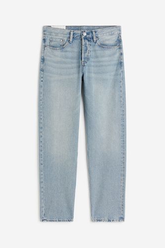 Straight Regular Jeans Helles Denimblau in Größe 29/30. Farbe: - H&M - Modalova