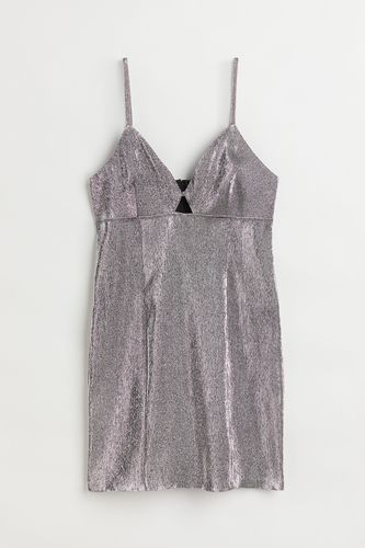 Minikleid mit Cut-out Silberfarben, Party kleider in Größe XXL. Farbe: - H&M - Modalova
