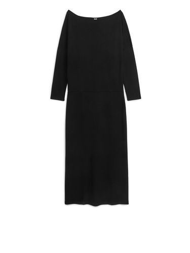 Off-Shoulder-Kleid Schwarz, Alltagskleider in Größe S. Farbe: - Arket - Modalova