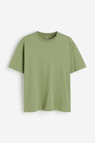 T-Shirt in Loose Fit Grün Größe S. Farbe: - H&M - Modalova