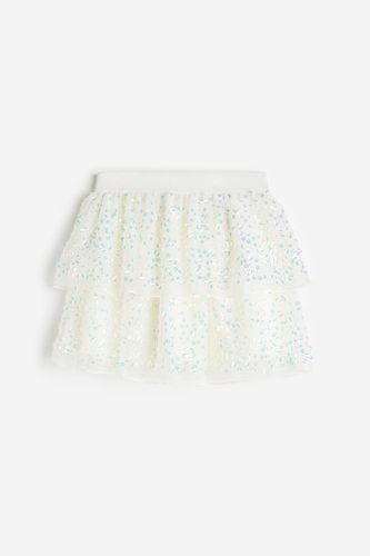 Tüllrock mit Pailletten Weiß, Röcke in Größe 104. Farbe: - H&M - Modalova