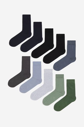 Er-Pack Socken Grün/Blau/Grau in Größe 46/48. Farbe: - H&M - Modalova