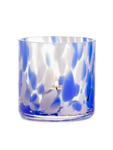 Teelichthalter aus Glas, 9 cm Transparent/Blau/Rosa. Farbe: - Arket - Modalova