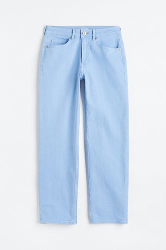 Slim Regular Ankle Jeans Hellblau, Straight in Größe 32. Farbe: - H&M - Modalova