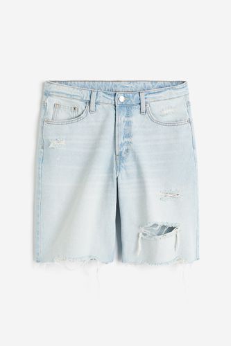 Baggy Low Denim Shorts Helles Denimblau in Größe 38. Farbe: - H&M - Modalova