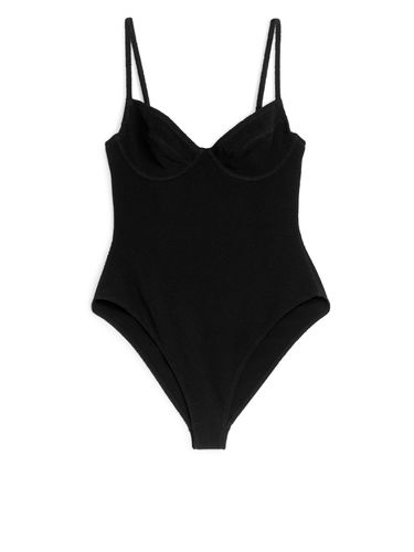 Wired Crinkle Swimsuit , Badeanzüge in Größe 42 - Arket - Modalova