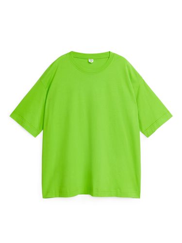 Oversize-T-Shirt Leuchtendes Grün in Größe S. Farbe: - Arket - Modalova