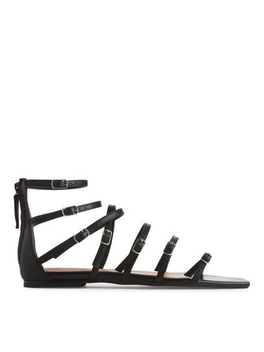 Sandalen mit Lederriemchen Schwarz in Größe 39. Farbe: - Arket - Modalova