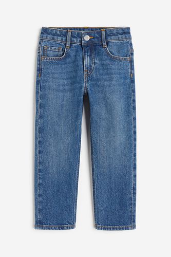 Straight Leg Jeans Denimblau in Größe 122. Farbe: - H&M - Modalova